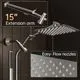 Veken 10" Luxurious Rain Shower Head Combo - Image 3
