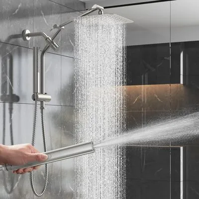 Veken 10" Luxurious Rain Shower Head Combo
