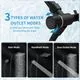 RFOUO Wide Rain Shower Head Matte Black - Image 1